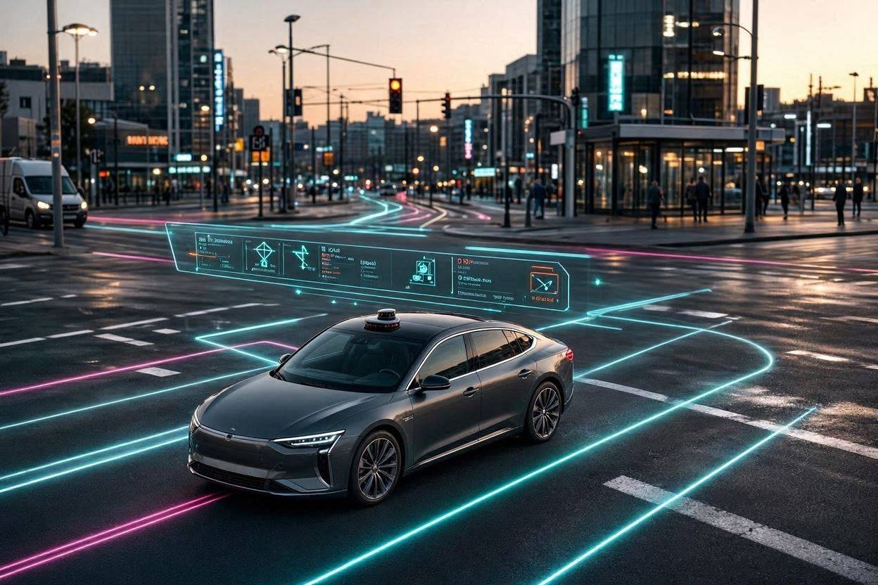 Autonomous vehicles navigating complex urban intersections