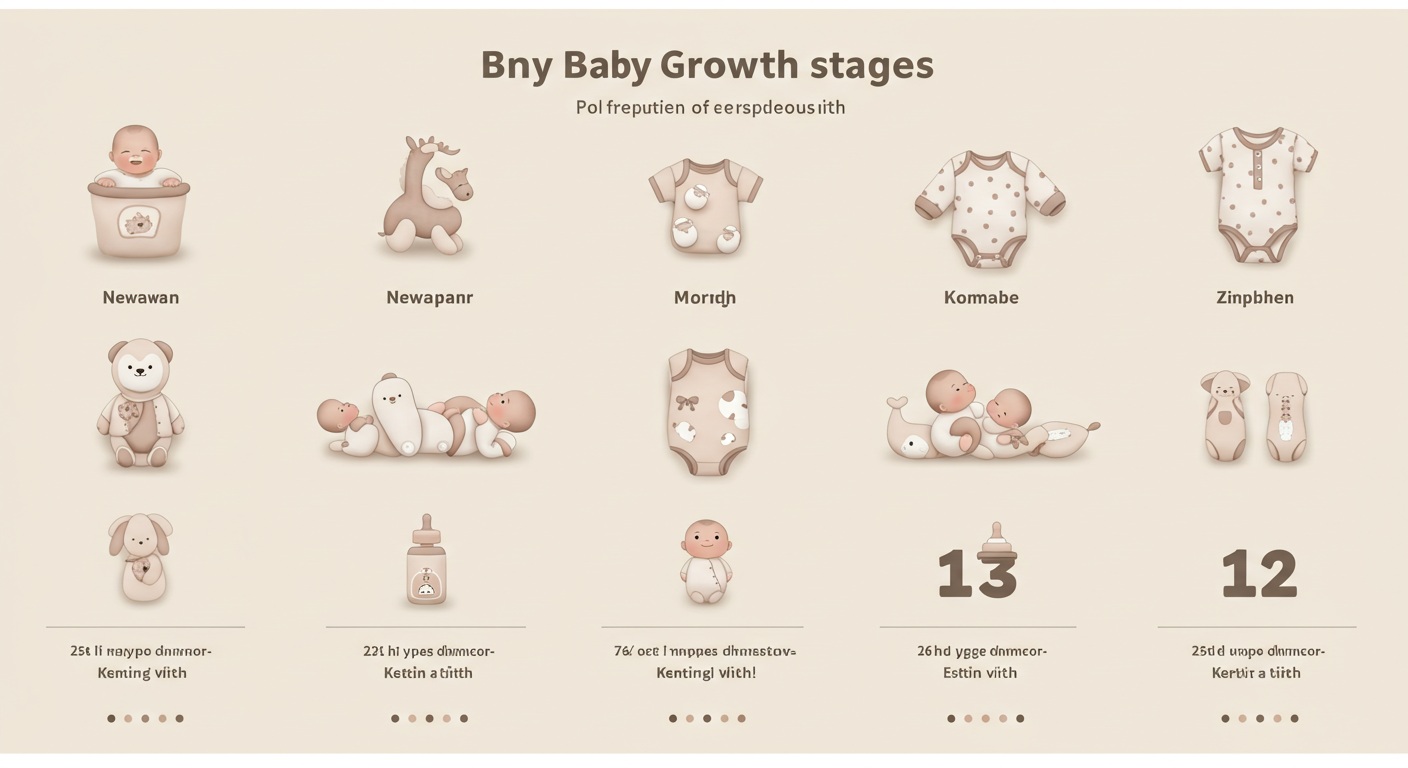 월령별 아기 성장과 필요 용품 변화