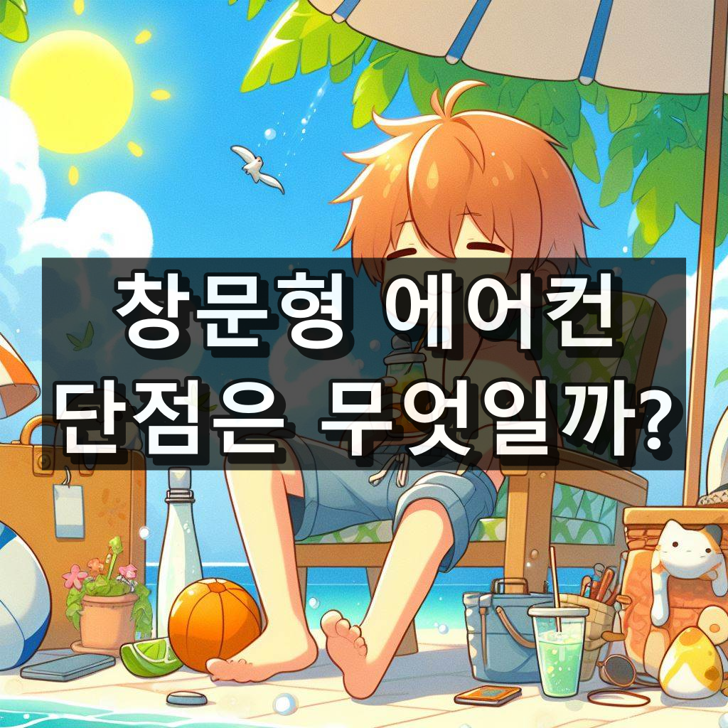 창문형 에어컨 단점 대표 이미지