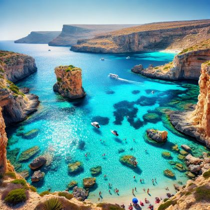 몰타 코미노섬 블루라군