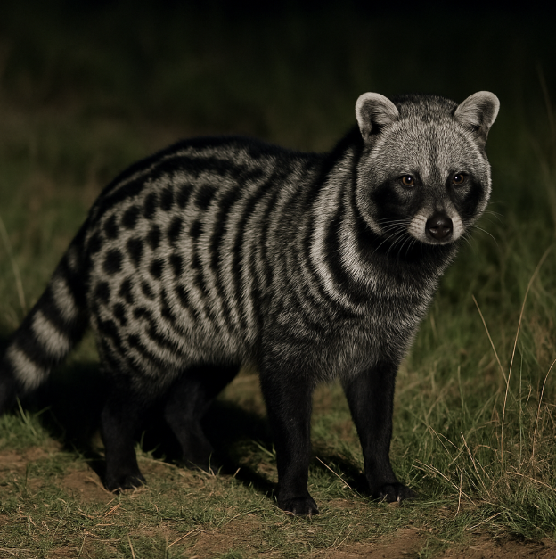 초원의 그림자, 아프리카 사향고양이 (소개, 먹이, 생존)