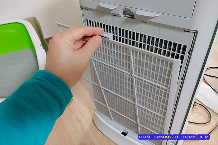 삼성 블루스카이 5000 프리필터 분리