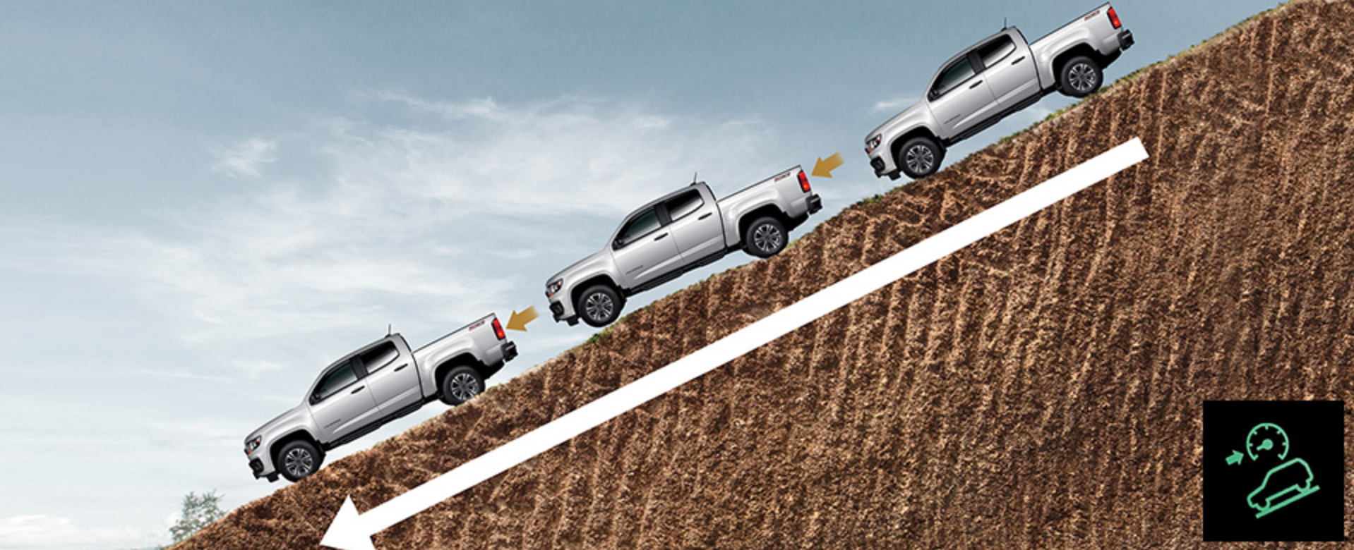 내리막길 속도와 브레이크 제어 가능한 힐 디센트 컨트롤 기능