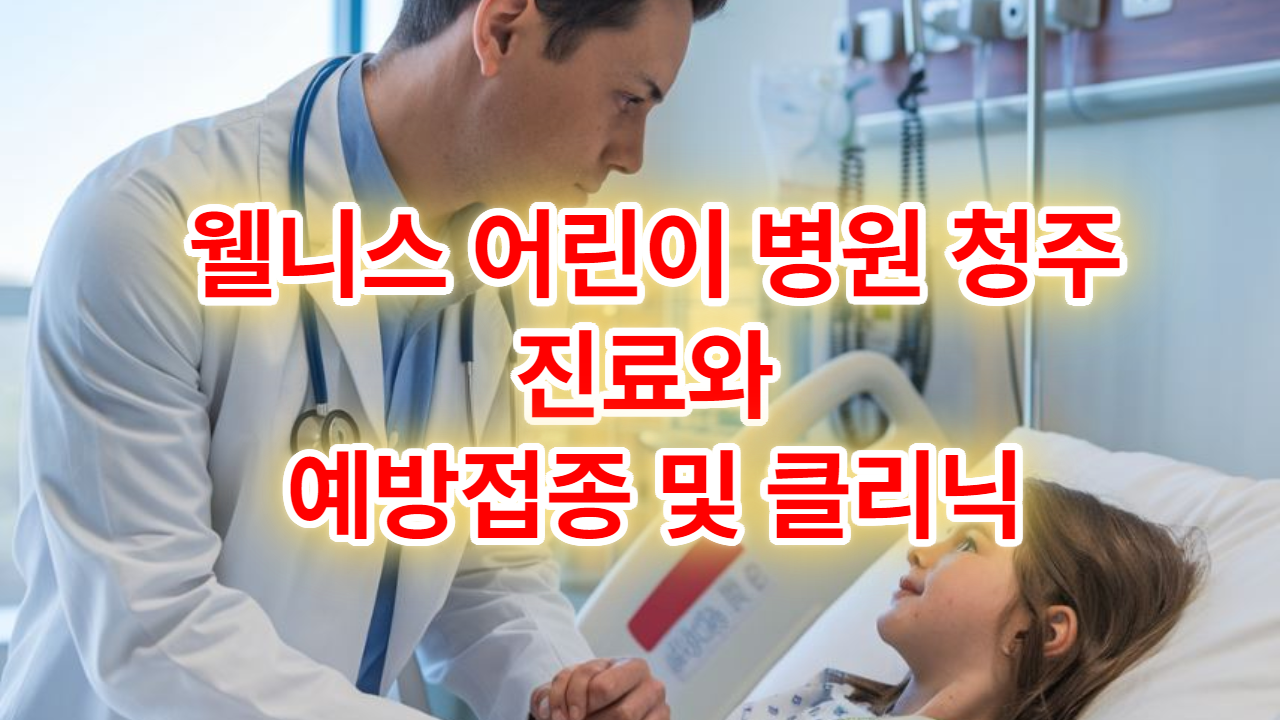 웰니스 어린이 병원 청주 진료와 예방접종 및 클리닉