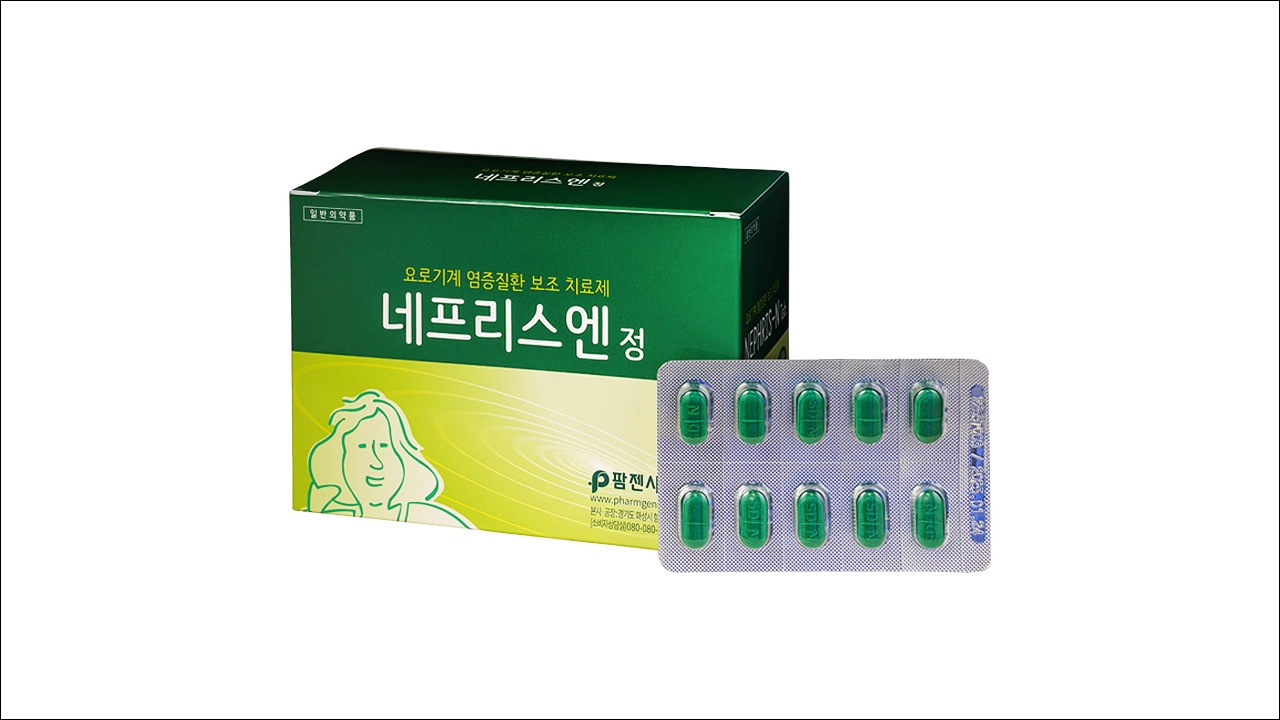 네프리스엔정 가격 효능 효과 부작용 방광염 신장염 요로결석 이뇨작용