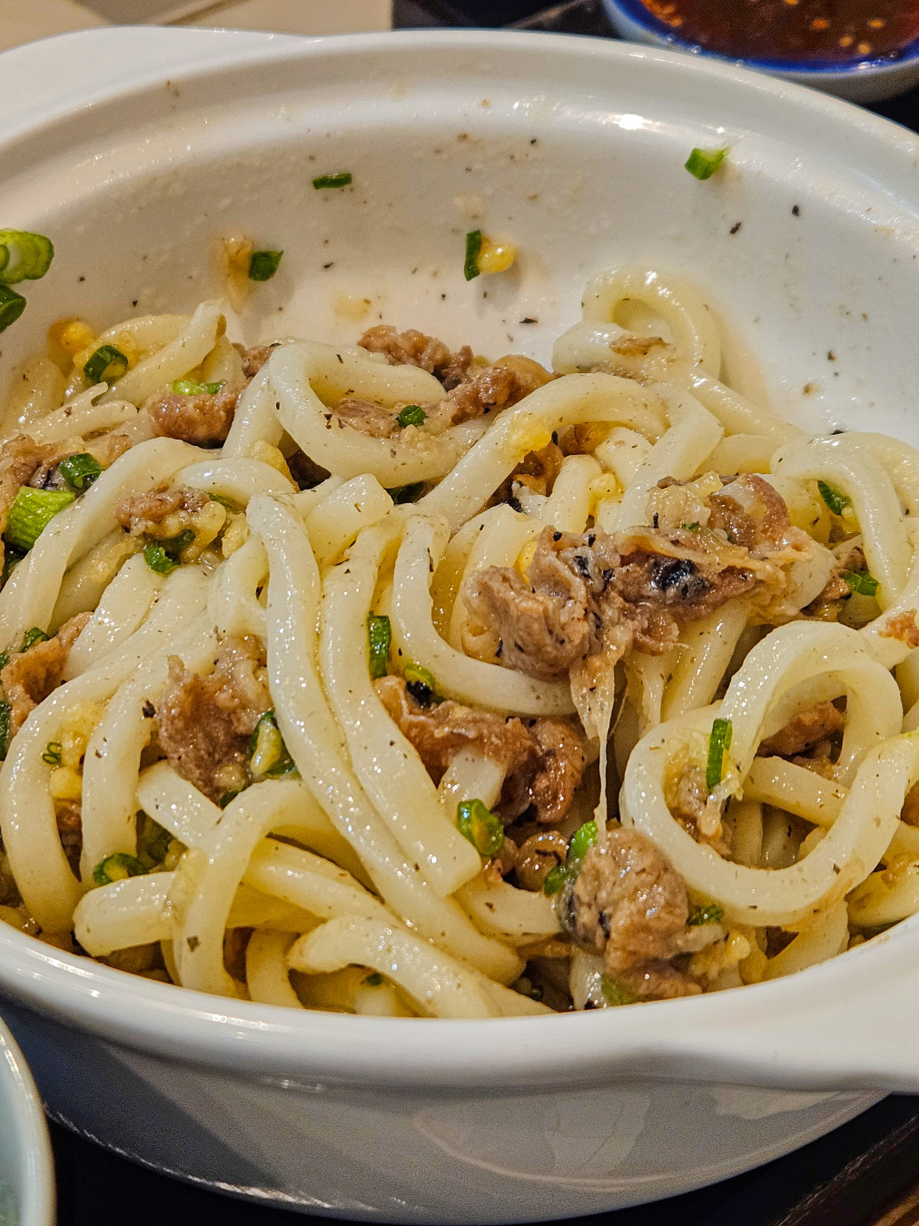 요미우돈교자 소고기붓카케 우동