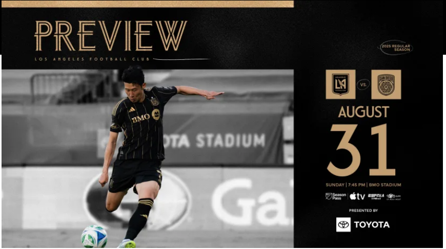 LAFC 손흥민 경기 프리뷰
