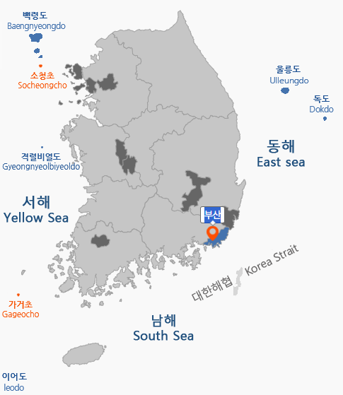 부산광역시 지도