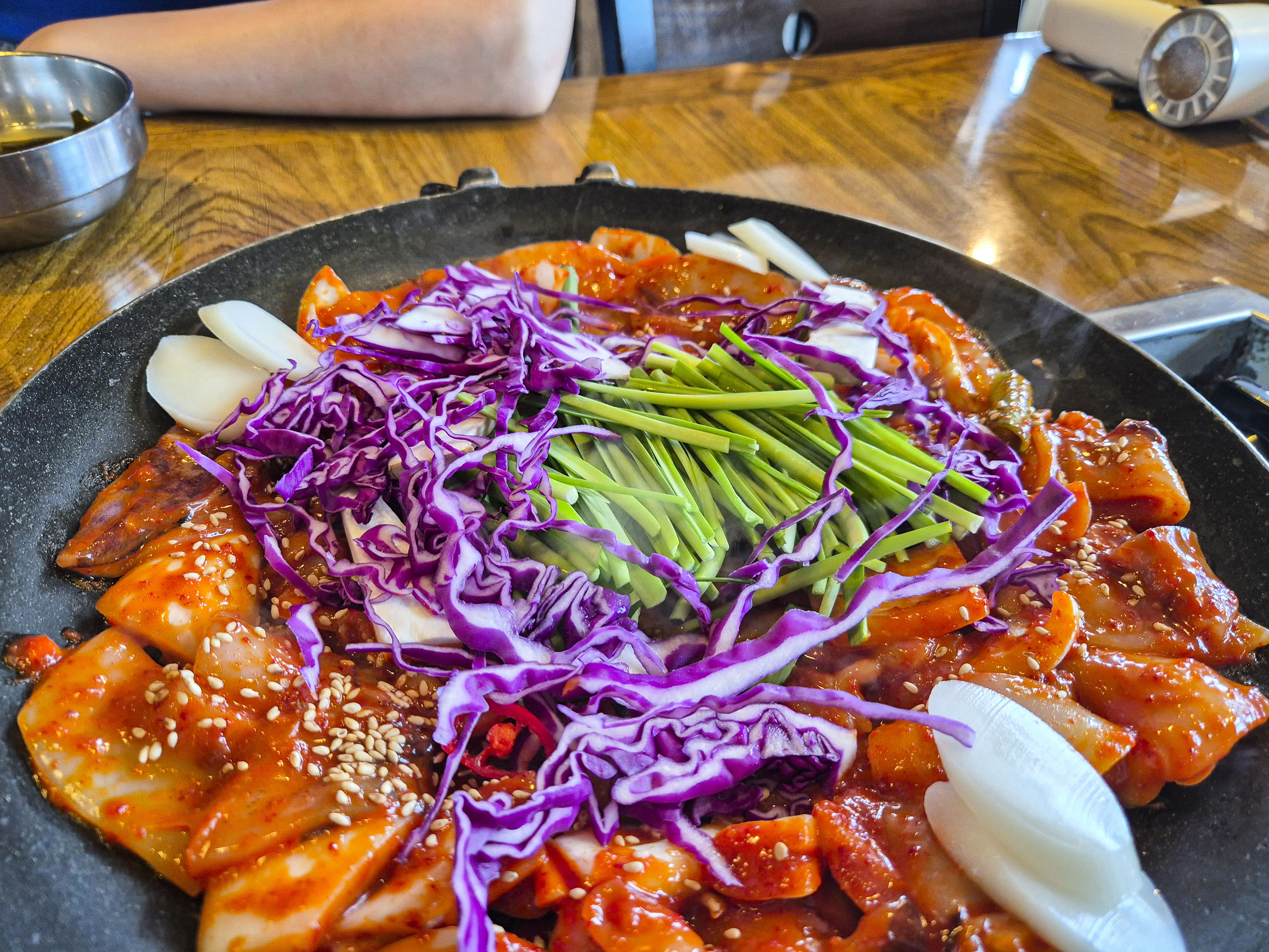 한치주물럭 모습