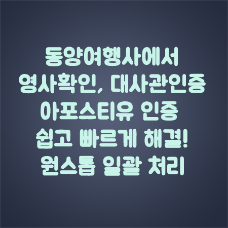 대사관인증