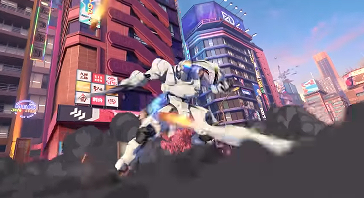 Super-Mecha-Champions-전투-장면