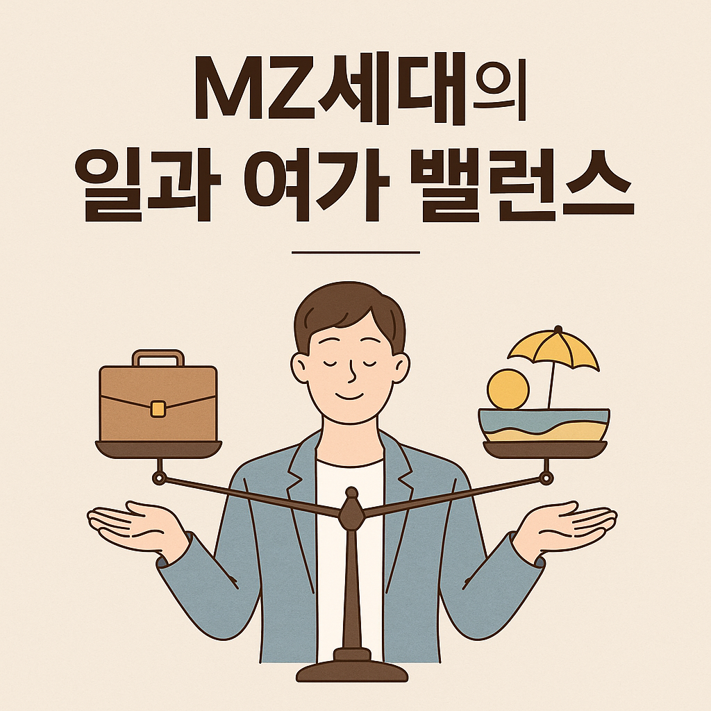 MZ세대의 일과 여가 밸런스