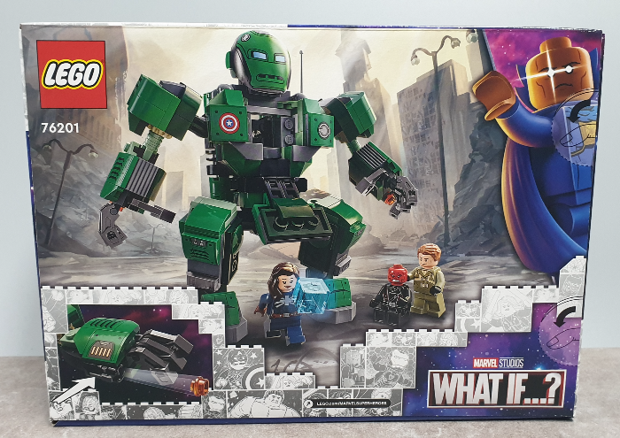 레고 LEGO 레고76201 마블스튜디오 왓이프 마블레고 캡틴카터 스티브로저스 레드스컬 장난감 취미 제품박스