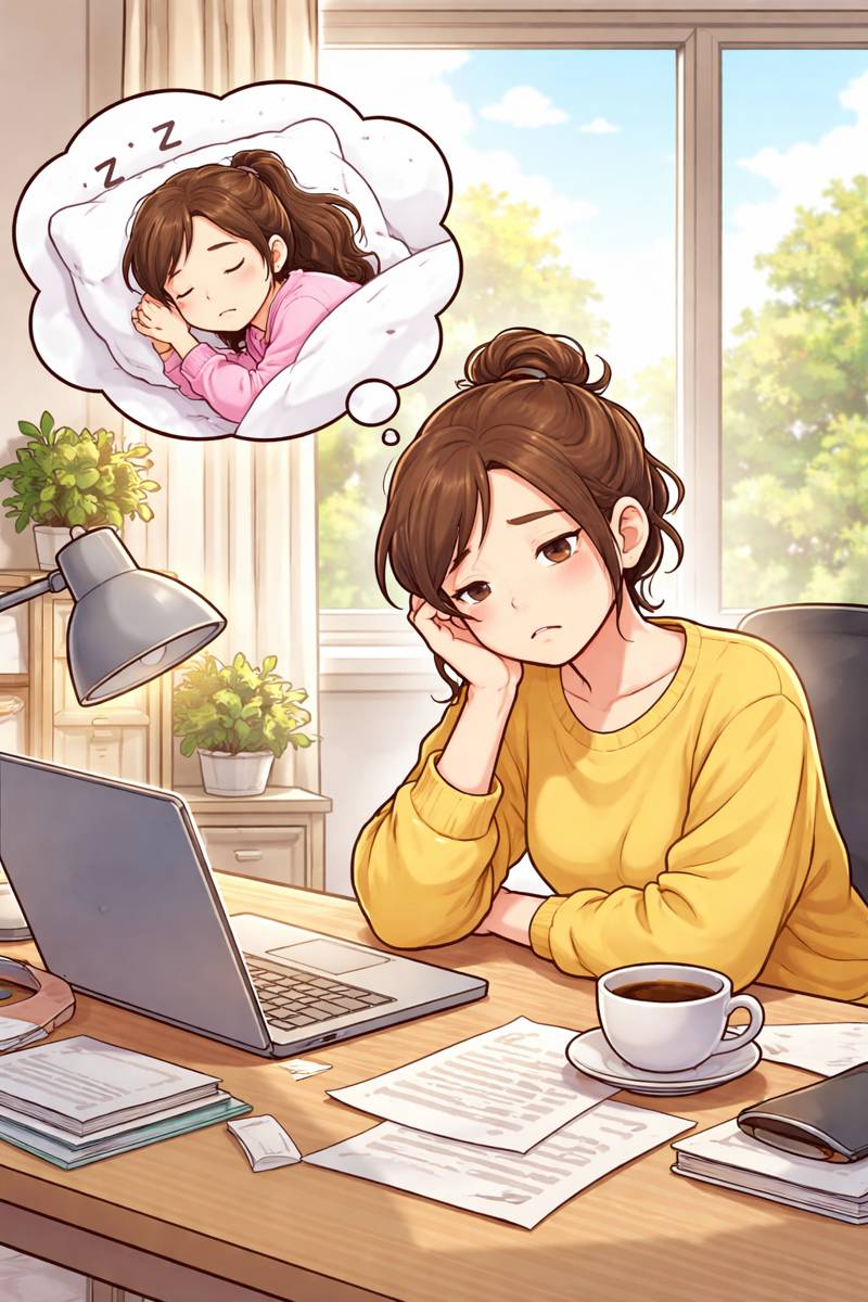 만성피로로 지친 일상과 휴식의 중요성