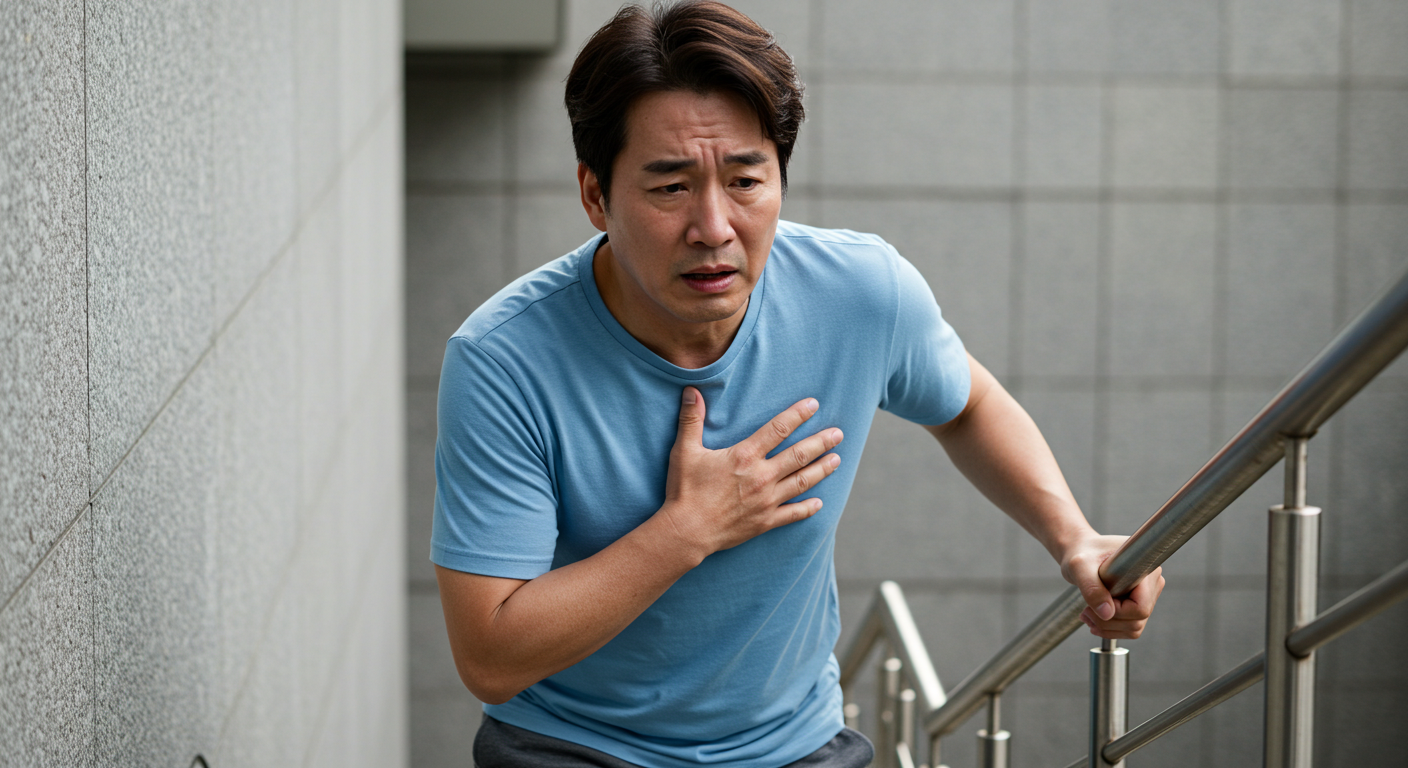 40대 남성 계단오르면서 협심증 초기증상 4