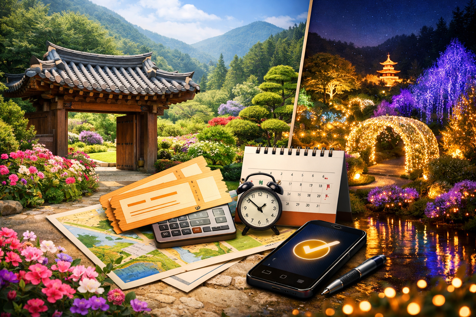 아침고요수목원 입장료&middot;예약방법&middot;야간개장 할인 총정리 관련 사진