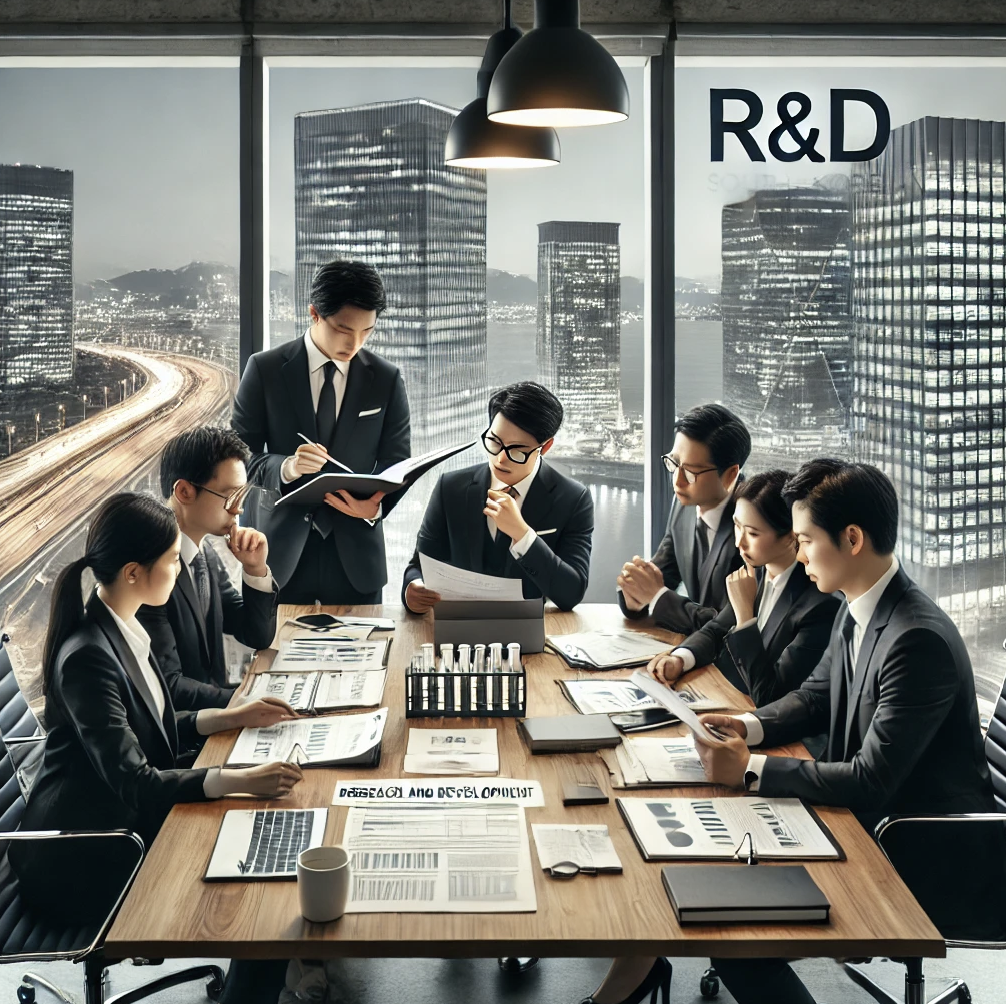 전문가들이 세금 절감을 위해 자료를 검토하는 모습