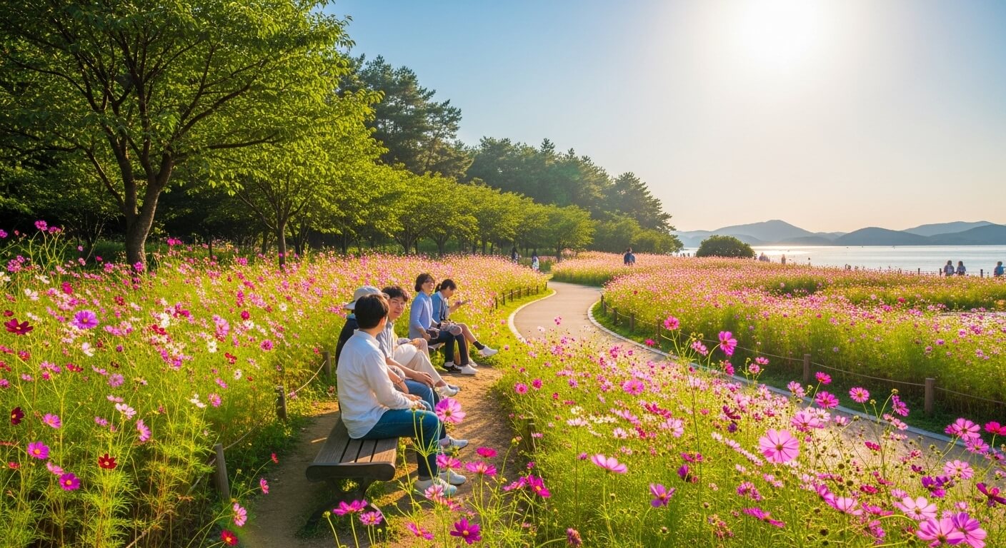 초등학교 여름방학 순천만국가정원