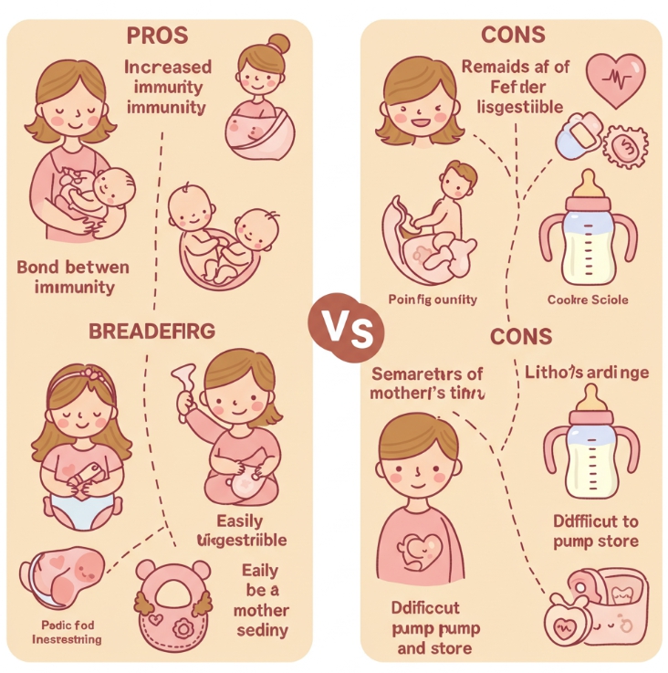 모유 vs 분유 비교