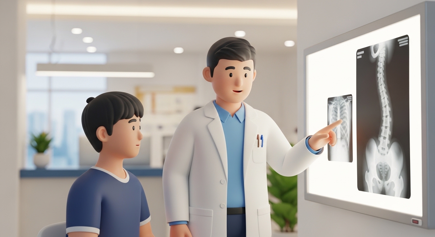 척추보조기&amp;#44; 콥스각도