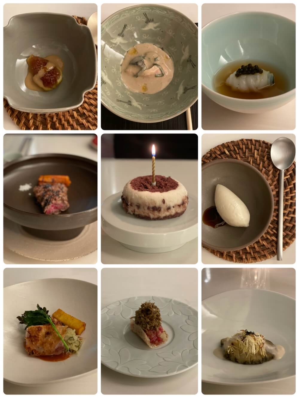 미쉐린 3스타 가온 - 온날 코스 음식 사진