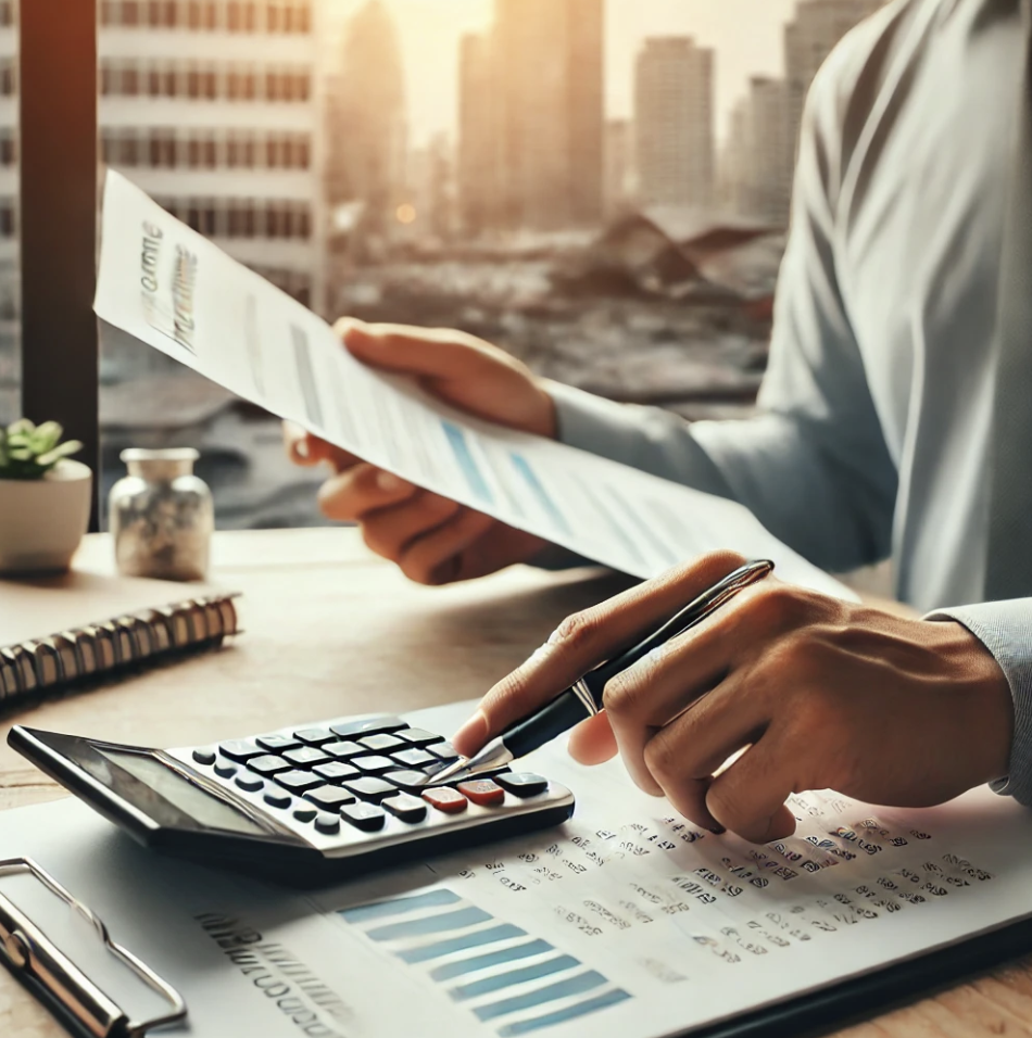 소득 조정 서류 검토 중