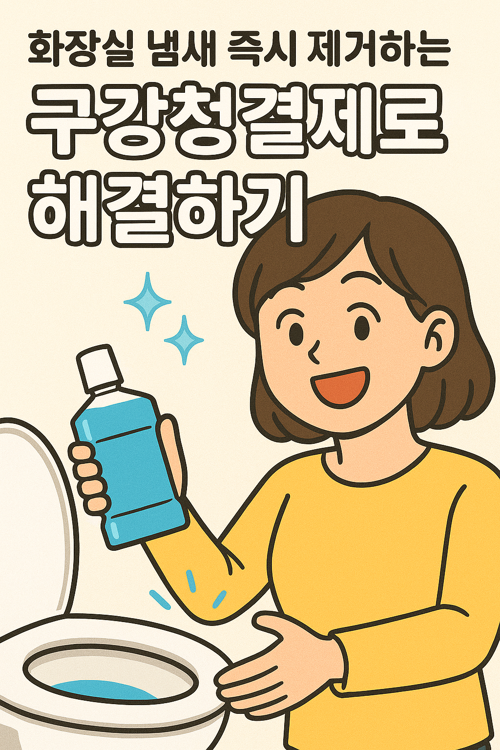 구강청결제로 해결하기