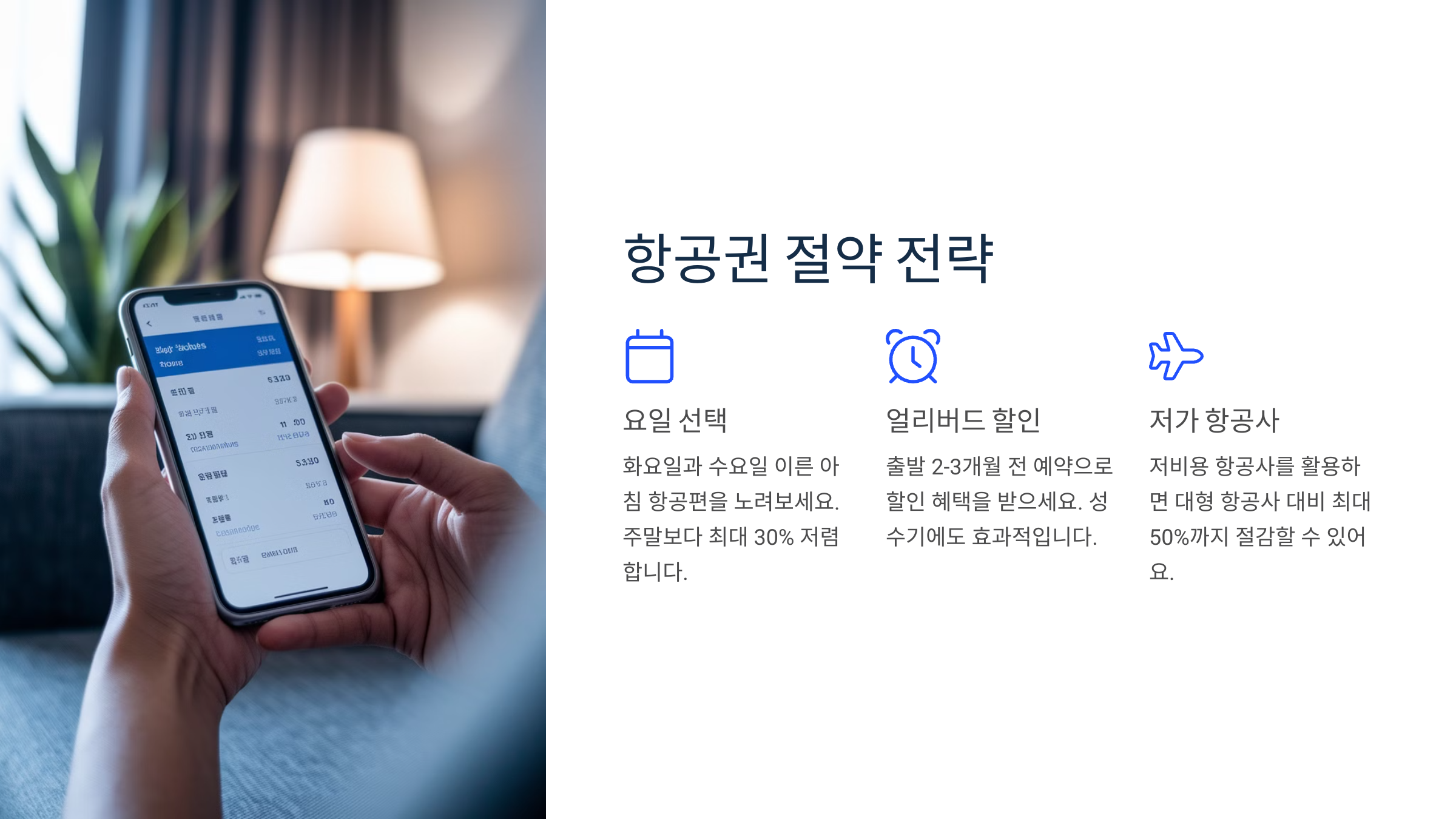 항공권 절약 전략