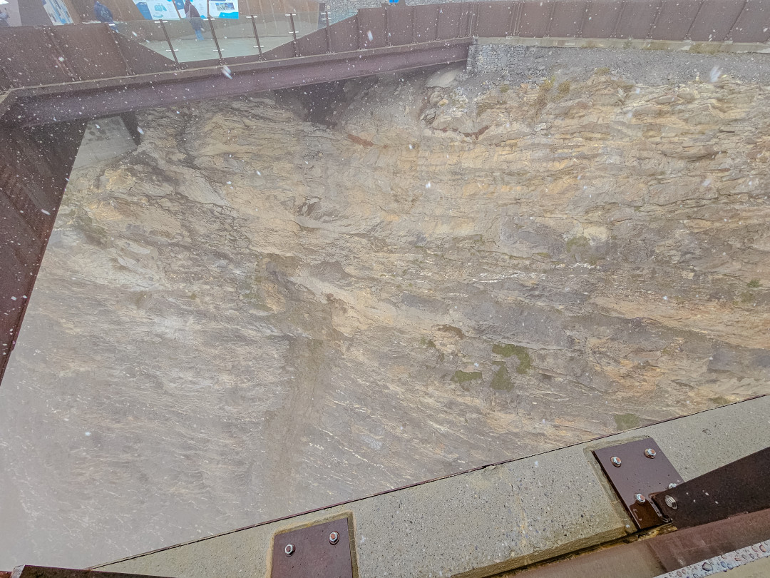 밴프 아이스필드 스카이워크 공간