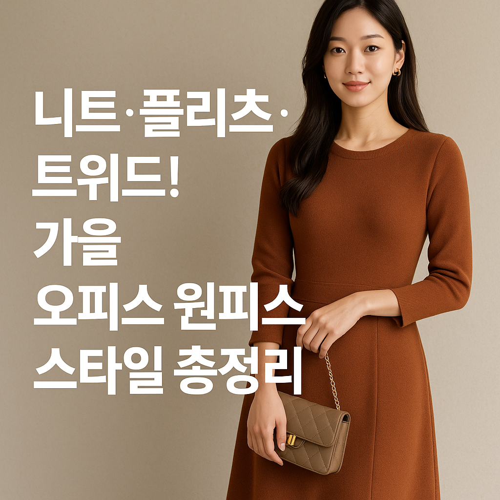 가을 오피스 원피스