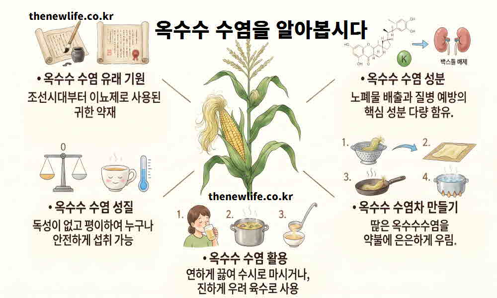 옥수수수염차 효능 기본정보