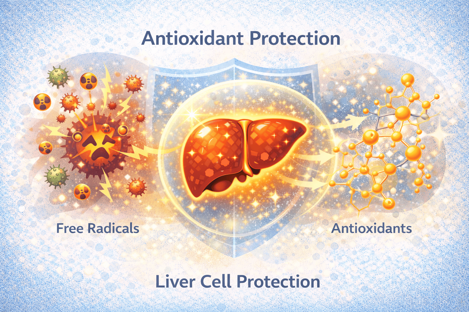항산화 작용과 간 건강 관리 의미