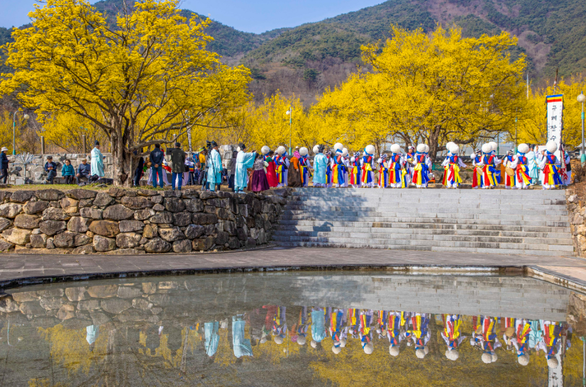 계척마을(산수유시목지)