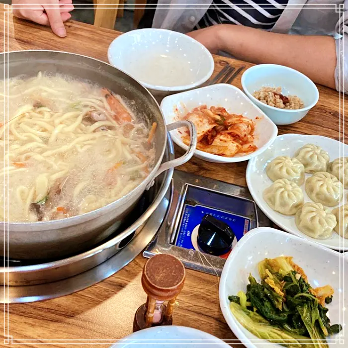 인천 서구, 원당 맛집 자가제면, 수타면, 뜨끈한 바지락 해물 칼국수, 팥칼국수
