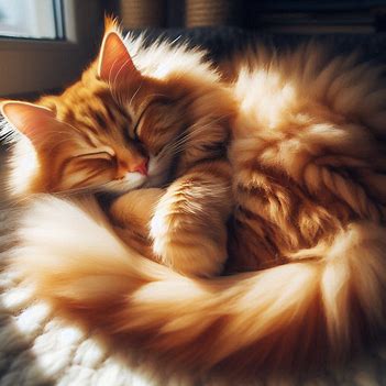 고양이의 잠 자는 행동