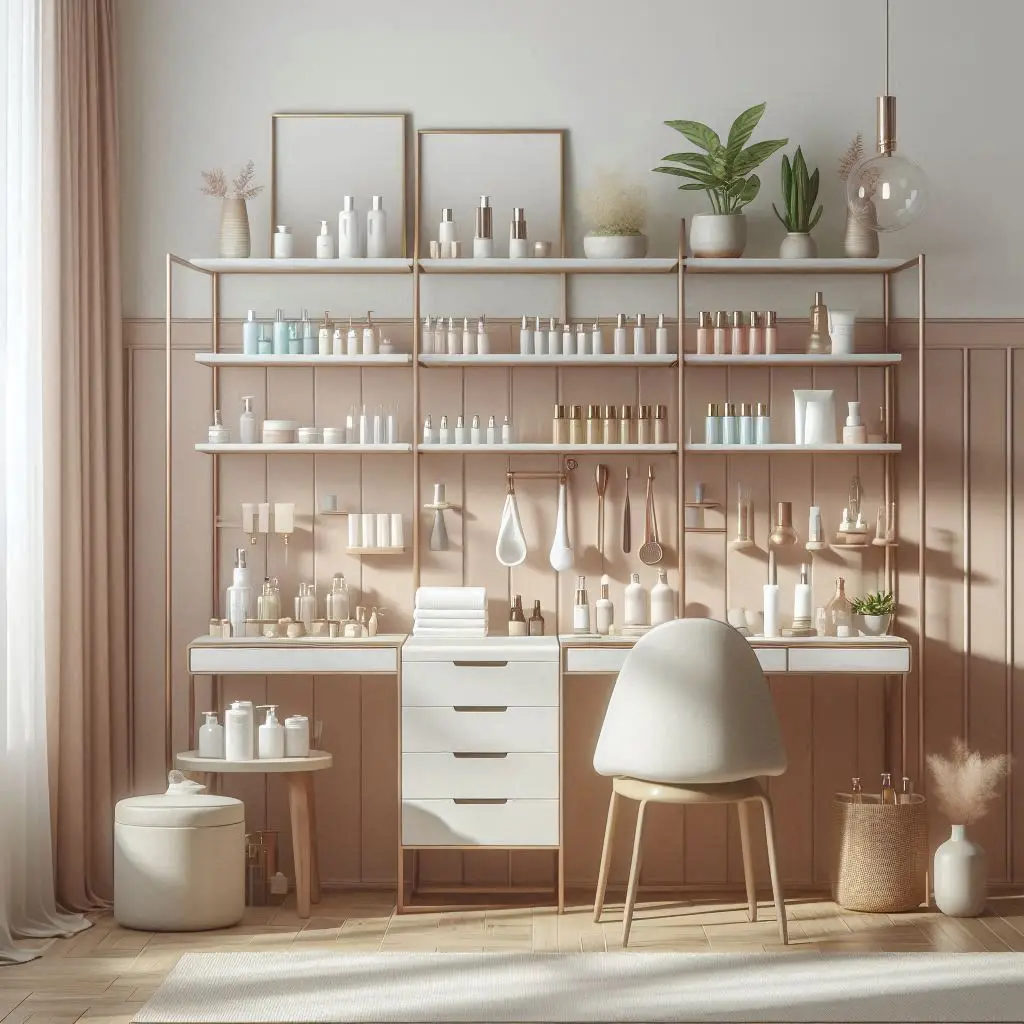 피부,체형관리 샵 배경