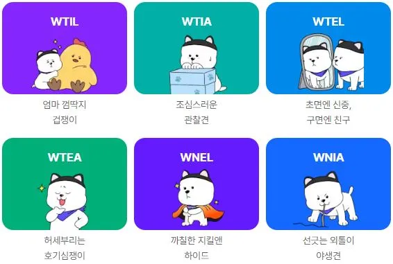 DBTI-강아지-성향