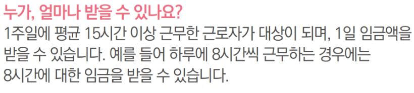 최저 임금, 월급 계산 시 주휴 수당 적용 대상