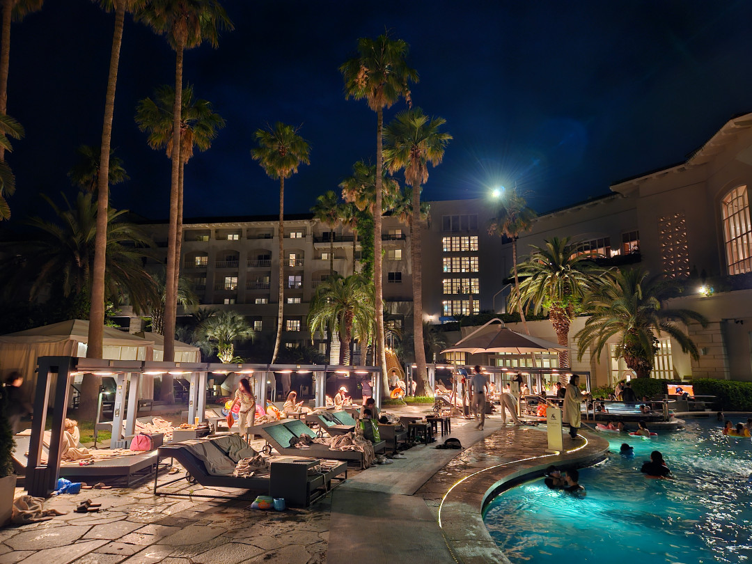 신라호텔 야간 공연