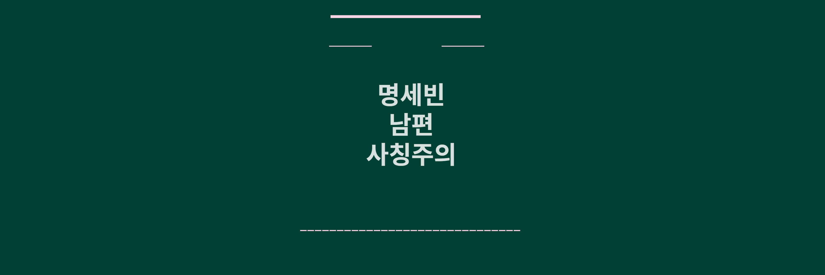 명세빈 남편 사칭주의