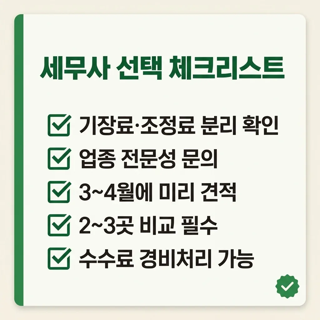 종합소득세 셀프 신고와 세무사 대행 판단 기준 가이드