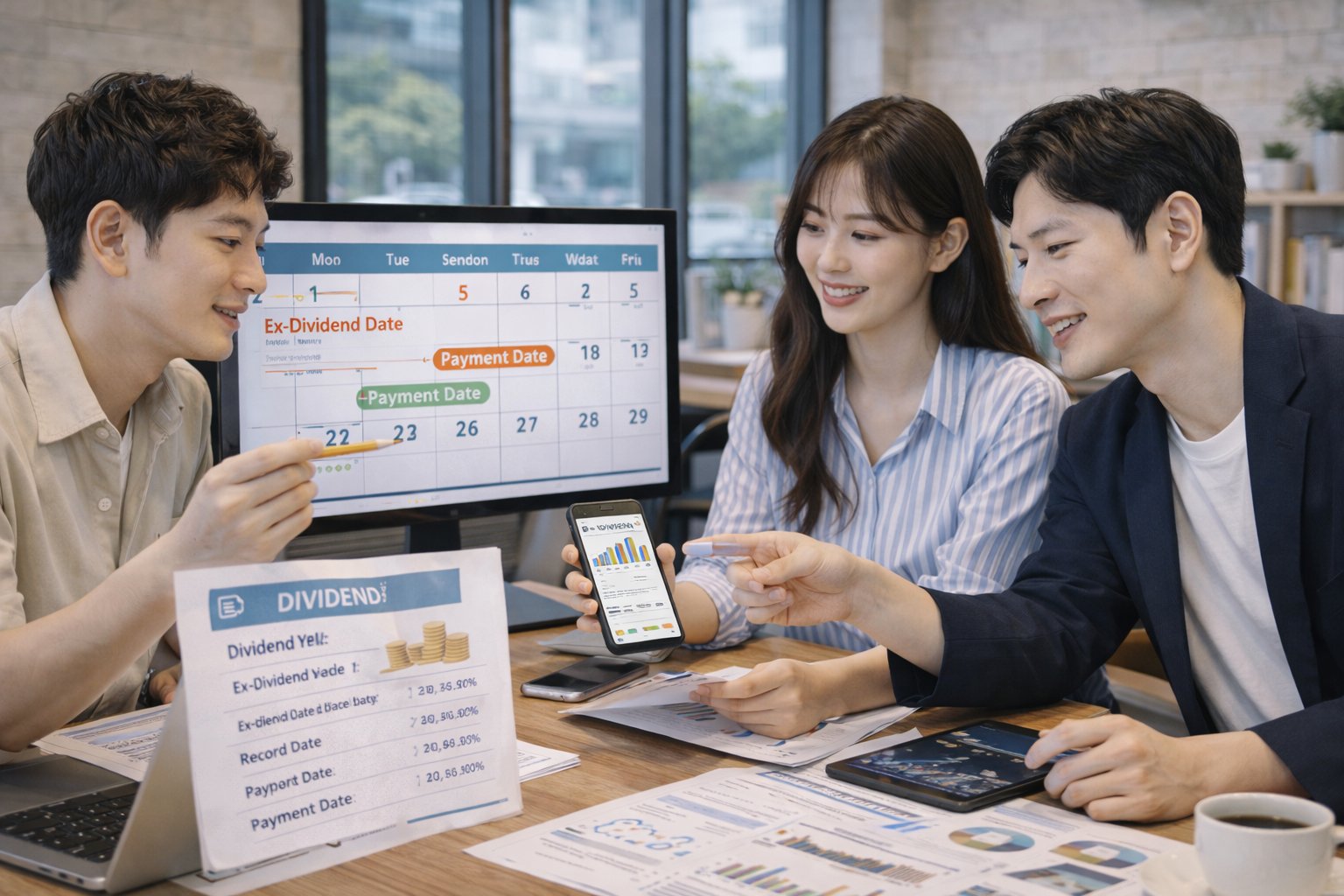 주식 배당일&middot;권리락 개념과 일정 체크법