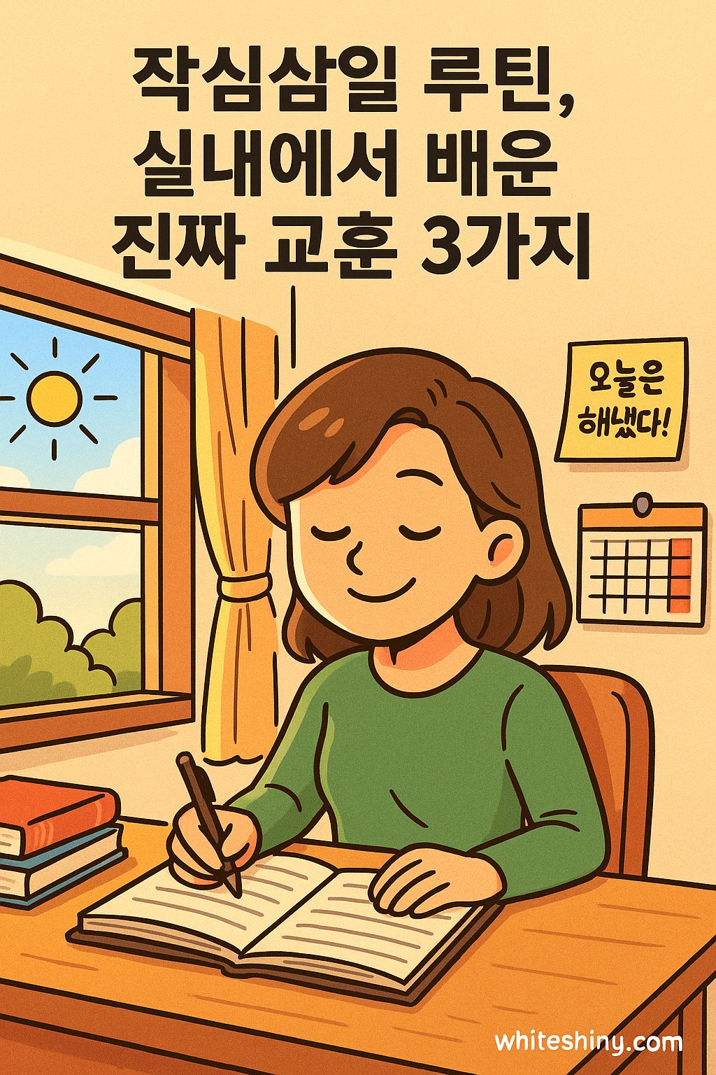 작심삼일 루틴을 통해 배운 교훈