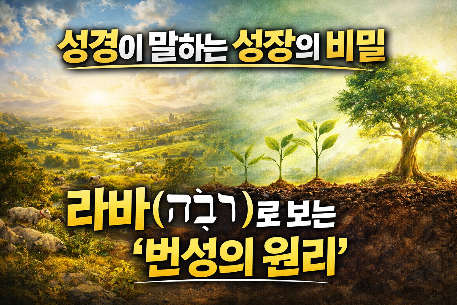 제목 썸네일 : 히브리어 단어 "라바"