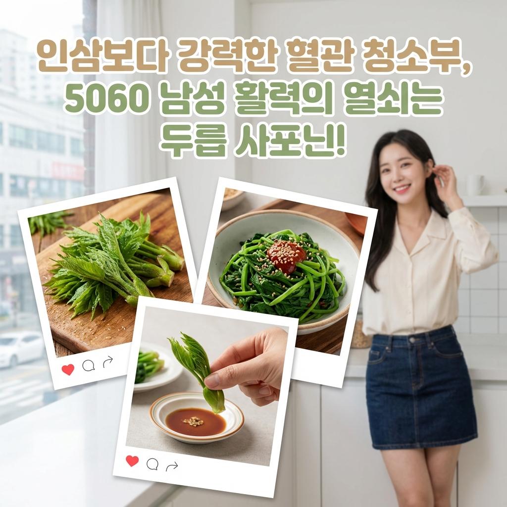 두릅 사포닌 혈액순환 5060 남성 당뇨 고혈압 예방 피로 회복 솔직 후기 장단점 비교 비용 공개