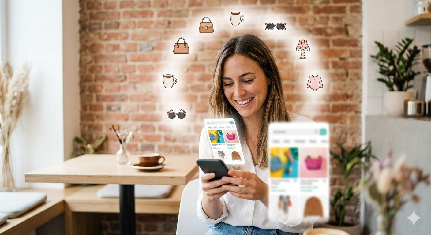 사진으로 물건찾기 실생활에서 활용하는 장면