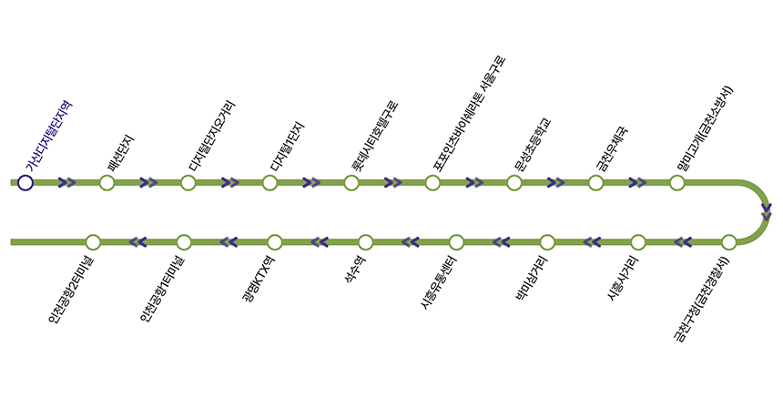 6004번-공항버스-노선도