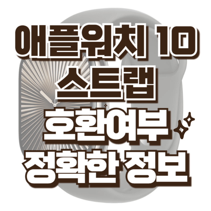 애플워치 10 스트랩 호환여부 총정리