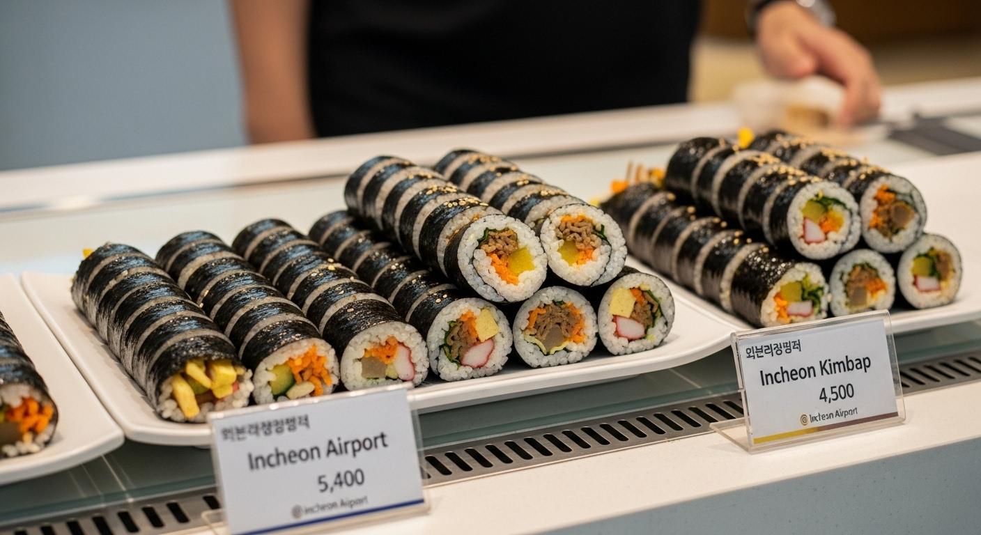 인천공항 김밥