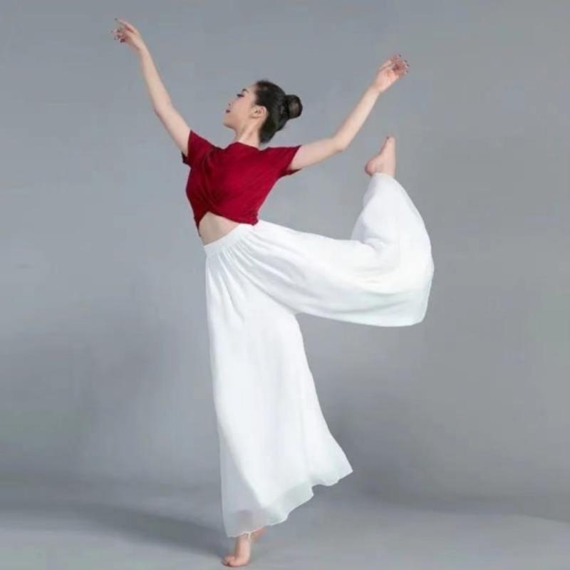 한국무용 연습복 바지 와이드 입시 통넓은 치마바지